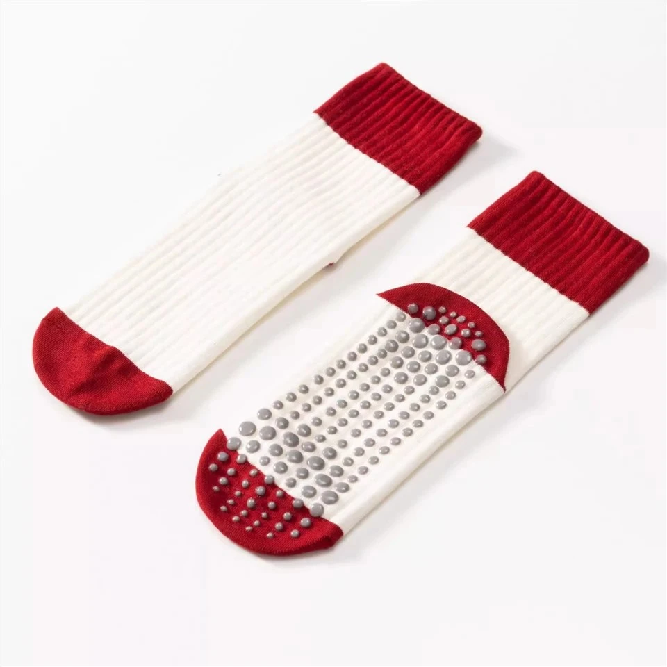 Grip Non Slip Anti Slip Yoga Red Pilates Women Socks suppliers